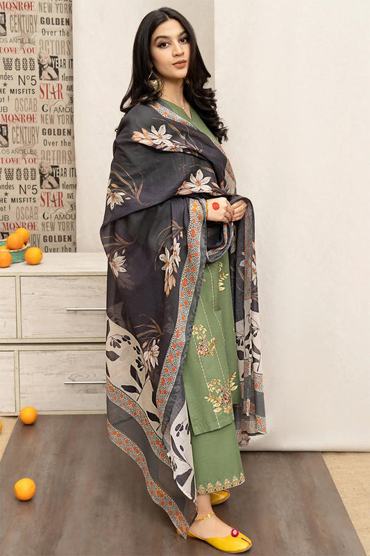 URGE - 3PC LAWN EMBROIDERED AP-S114