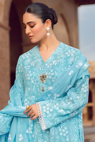 MARIA B - 3PC LAWN EMBROIDERED AP-S55