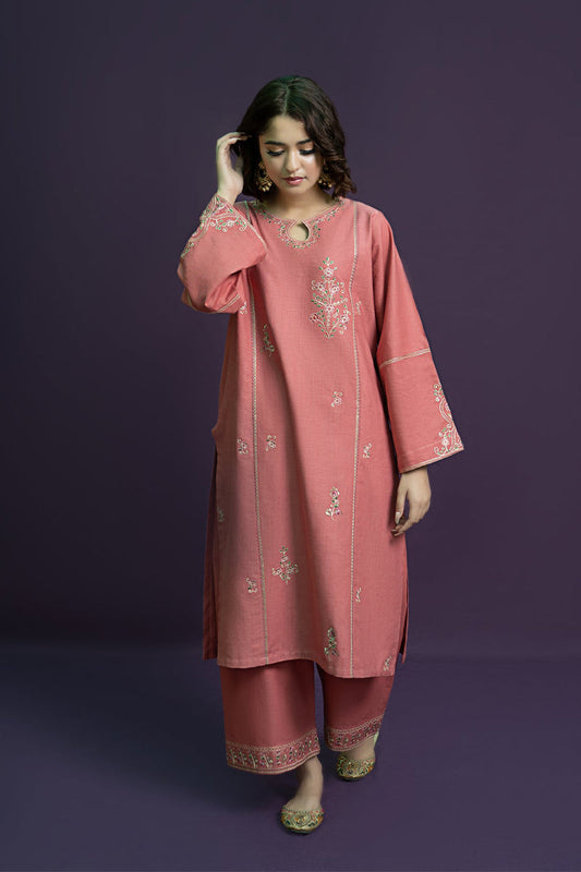 URGE - 2PC DHANAK EMBROIDERED AP-W201