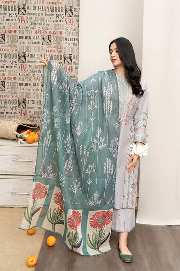 URGE - 3PC LAWN EMBROIDERED AP-S108