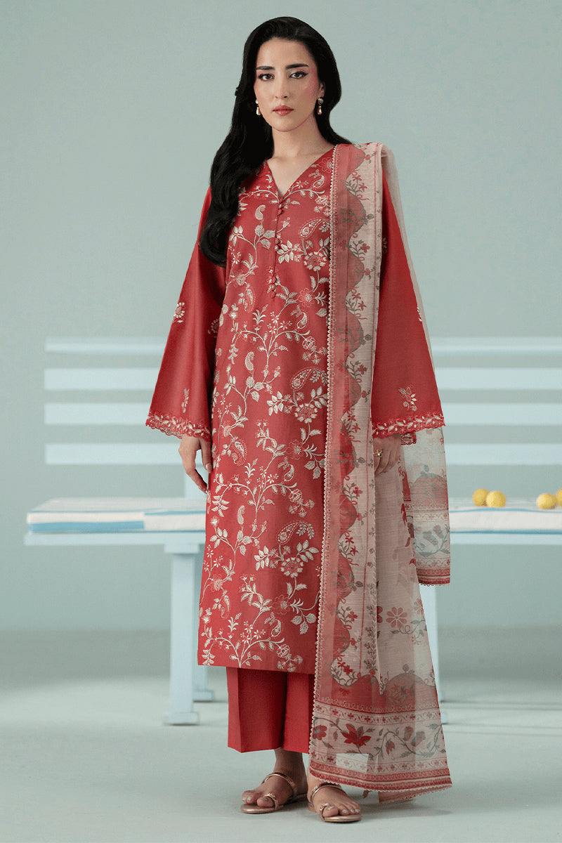 SERAN - 3PC DHANAK EMBROIDERED AP-W202