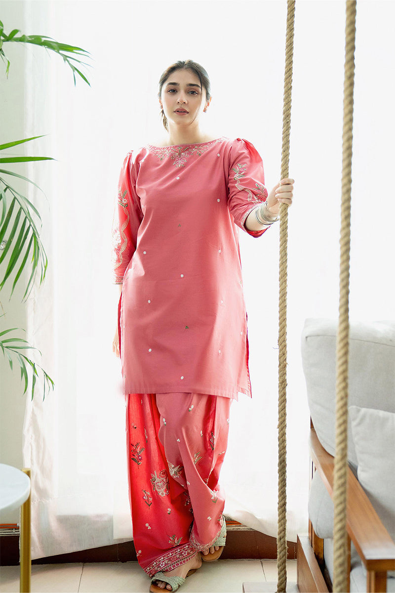 URGE - 2PC DHANAK EMBROIDERED AP-W207