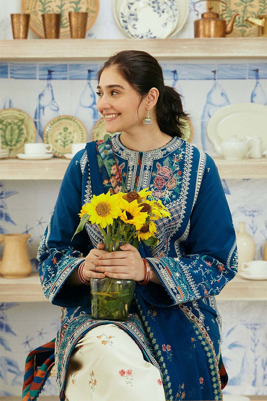 ZARA SHAH JAHAN - 3PC LAWN EMBROIDERED AP-S131